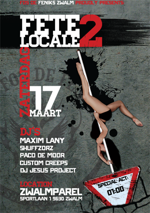 Flyer Fete Locale